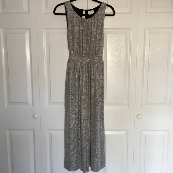 NWOT Meadow Rue Alchemist Metallic Jumpsuit Anthro - Picture 2 of 7